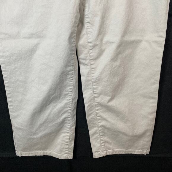 Ann Taylor Womens Pants Tan Cropped Capris Workwear Khakis Stretch 8 - Picture 3 of 12
